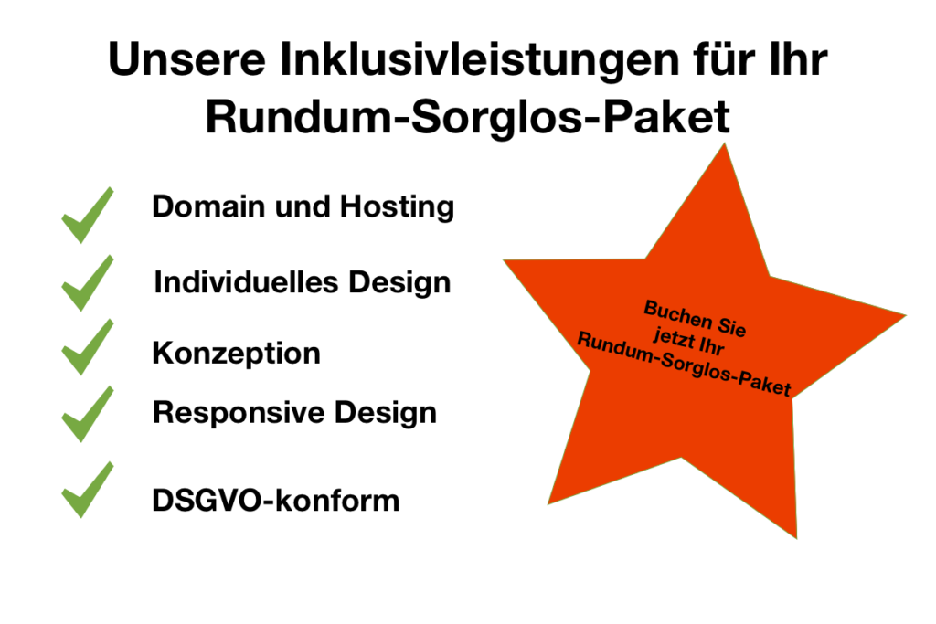 Unser Rundum-Sorglos-Paket für Ihre Website!
